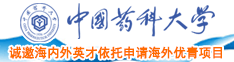 大肉棒操屄视频中国药科大学诚邀海内外英才依托申请海外优青项目